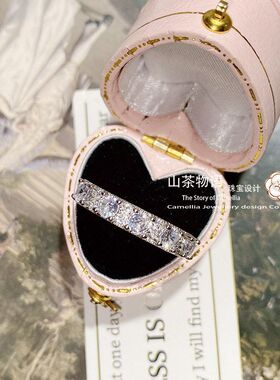 戒指时尚镀金小香风指环拍仿真