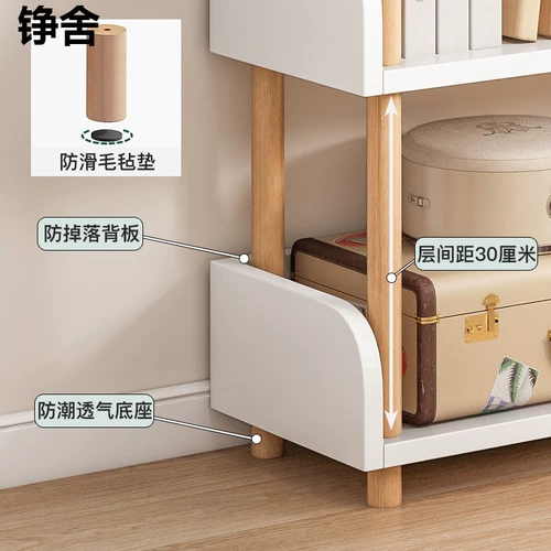 Простая книжная полка, коробочка для хранения, стенд, книжный шкаф для спальни, система хранения