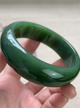 和田玉手镯玉镯子碧玉正品玉石