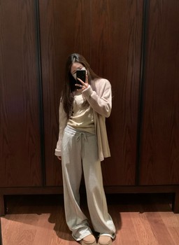 Stay 1992 spring and autumn all-match lazy pants sweatpants high waist slim drape floor-length wide-leg pants for women