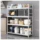 Stainless steel storage rack kitchen microwave oven rack multifunctional household floor-standing storage rack