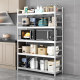 Stainless steel kitchen shelf multi-function floor-standing shelf multi-layer storage household shelf storage goods shelf storage shelf