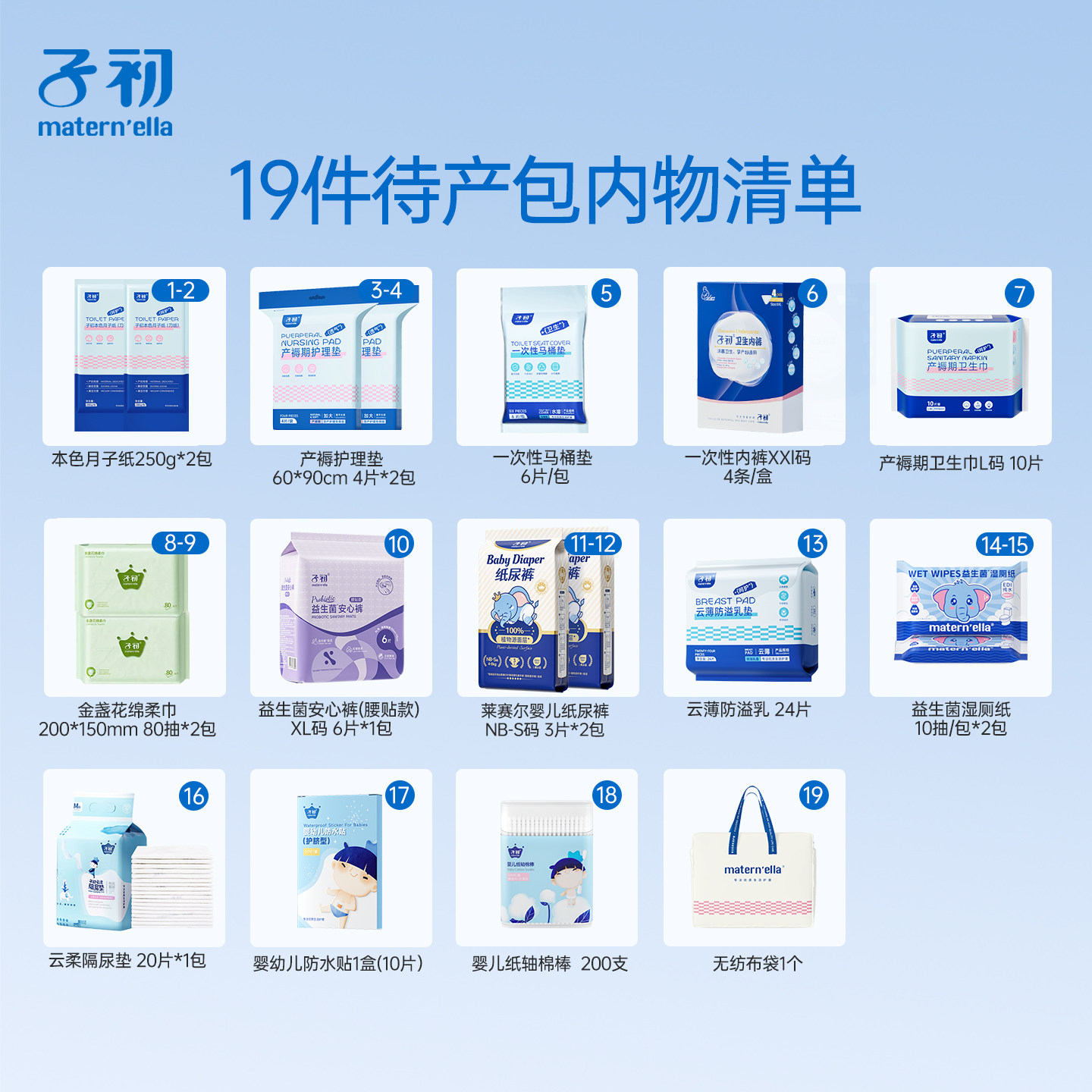 子初待产包入院全套母子组合孕妇产后专用春季备产月子用品大全,淘宝优惠券,粉丝福利购,淘宝优惠卷