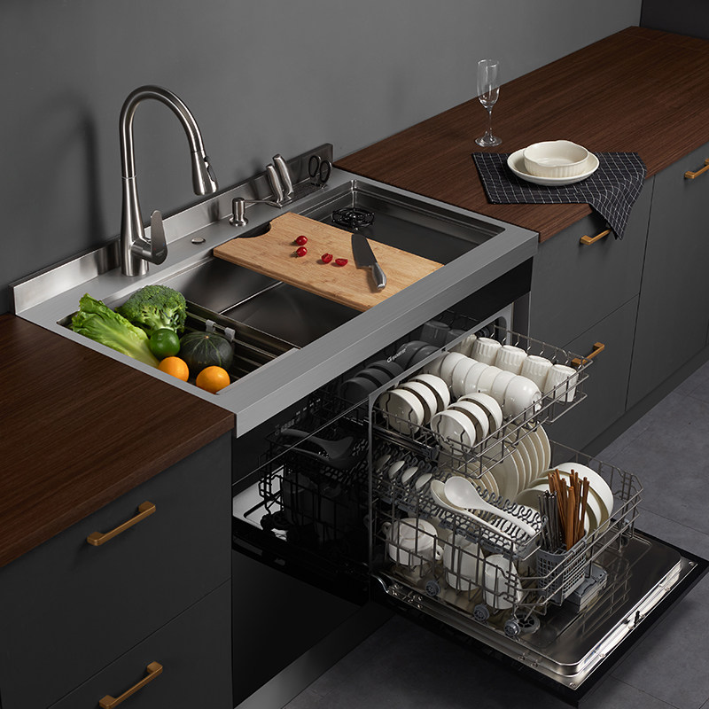 【直播秒杀】顾家热风烘干集成水槽 顾家洗碗机