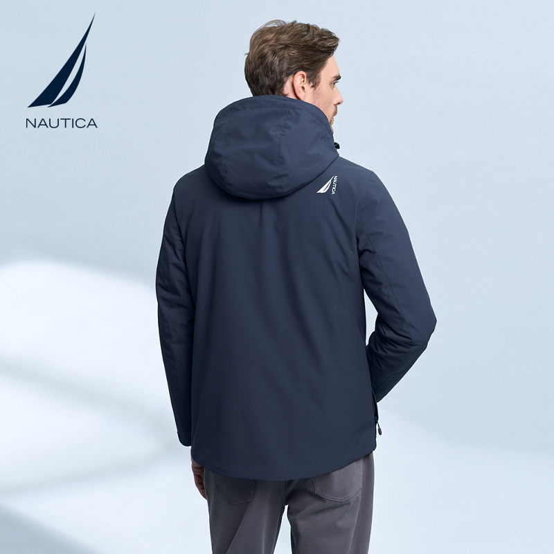 NAUTICA/诺帝卡男装冬季软壳户外保暖防轻泼水三合一羽绒服JM2405-图2