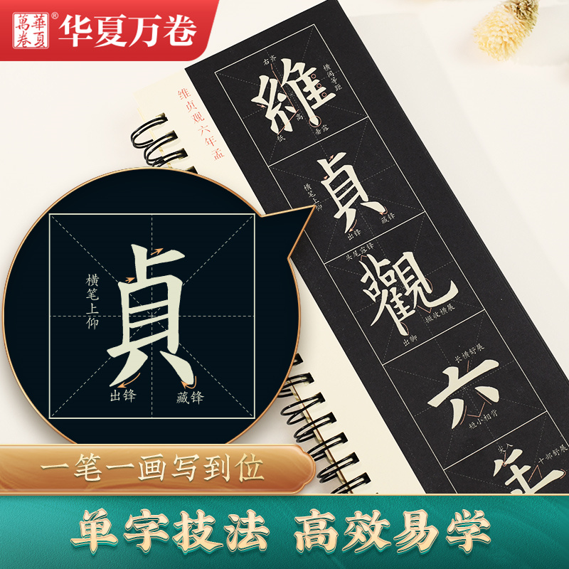 欧阳询九成宫醴泉铭楷书字帖(李祺本)欧阳询楷书姚孟起临本毛笔字帖碑帖临摹书法华夏万卷近距离临摹九成宫碑欧体描红楷书入门教程 - 图1