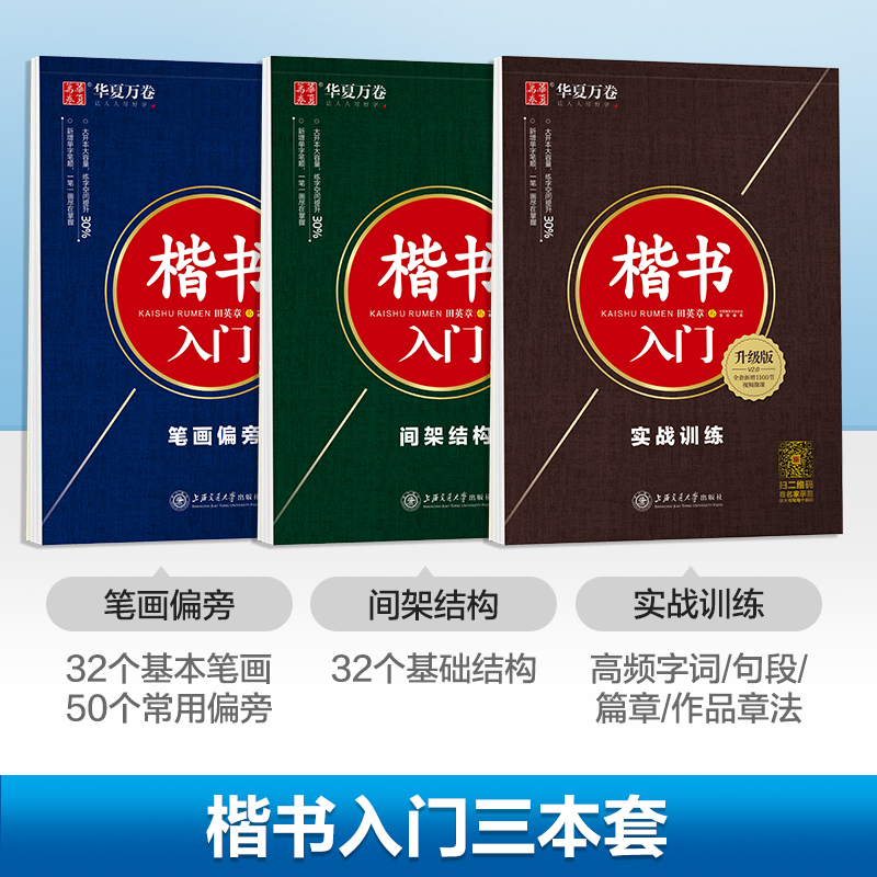 字帖成人练字田英章楷书字帖正楷一本通华夏万卷硬笔字帖楷书硬笔入门基础训练标准教程初学者钢笔临摹练字帖楷体高中生男女大学生-图1