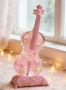 小提琴礼物音乐盒蓝牙款生日摆件