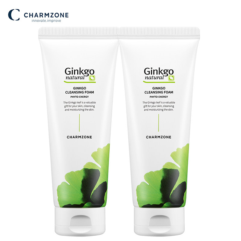 charmzone银杏洁面氨基酸*洗面奶 婵真洁面