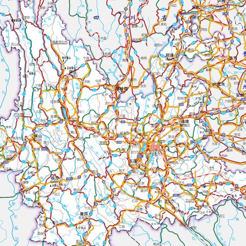 2026年云南省地图册 交通旅游地图集 中国分省系列地图册 政区地理地形地图 昆明丽江普洱县市图 乡镇村庄高速大字版 - 图3