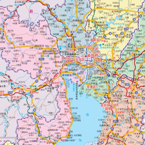 2026年云南省地图册 交通旅游地图集 中国分省系列地图册 政区地理地形地图 昆明丽江普洱县市图 乡镇村庄高速大字版 - 图2