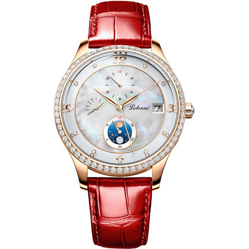 罗宾尼女士手表女名牌正品机械表女轻奢新款品牌贝母女表小众女款 - 图3