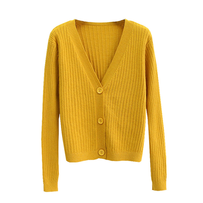 春款宽松韩版短款外搭网红针织衫 邦德宝依毛针织衫