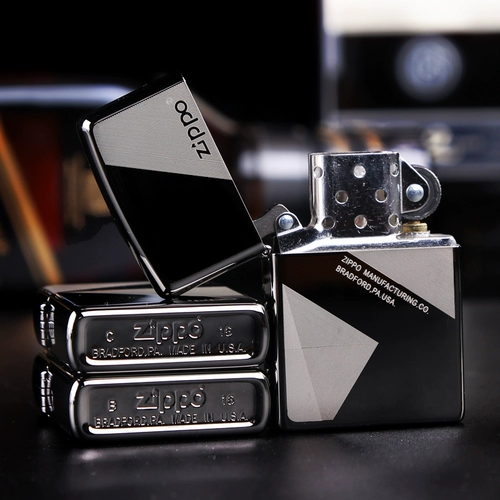 Zhibao Ligher Store получает тысячи восемь цветов цветовых более легких подлинного Zippo Black Ice 150 Свободное пространство Custom DIY