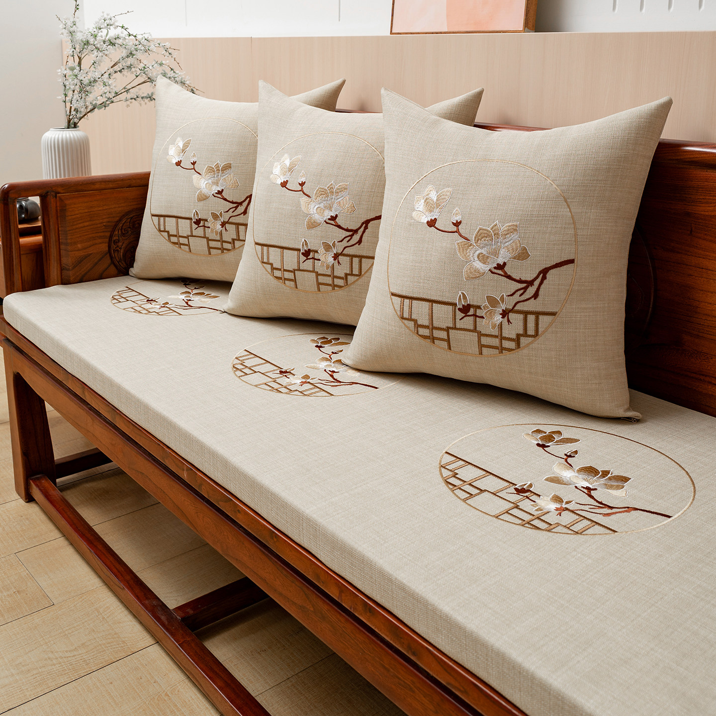 定制实木沙发坐垫红木沙发垫海绵垫新中式老木椅可拆洗防滑垫子,淘宝优惠券,粉丝福利购,淘宝优惠卷