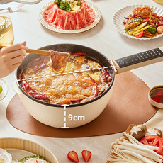 Плиты 美苏电炒锅家用大功率电煮锅多功能一体式不粘锅蒸煮煎炒菜锅宿舍