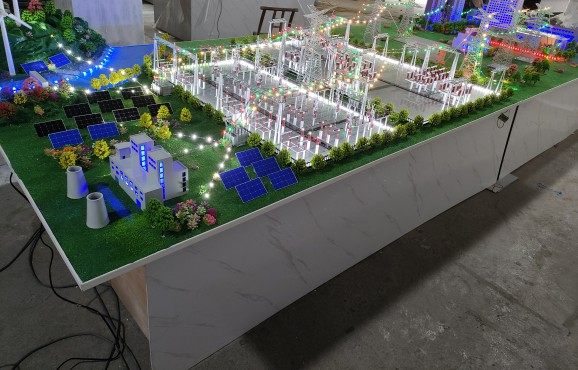 输变配电线路工业电力沙盘模型玩具定制展厅办公建筑及模型设计,淘宝优惠券,粉丝福利购,淘宝优惠卷