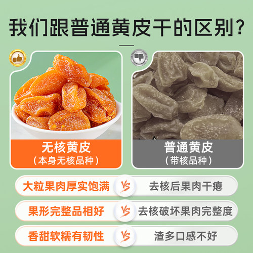 无核黄皮果干广东云浮新兴特产官方旗舰店正品咸甜盐津办公零食 - 图1