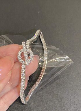 闪耀手链莫桑钻石白金大促