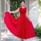 Dress Sleeveless ພາກຮຽນ spring ແລະ summer ແບບໃຫມ່ slimming dress ຍາວ