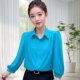 ເສື້ອຍືດແມ່ຍິງ 2026 ເສື້ອ chiffon ສີແຂງຂອງແມ່ໃຫມ່