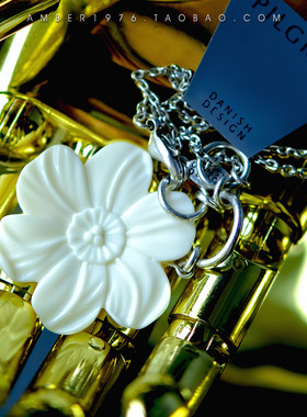 No.295 pilgrim flower ⒍北欧设计风 合金镀银甜美花卉脚链