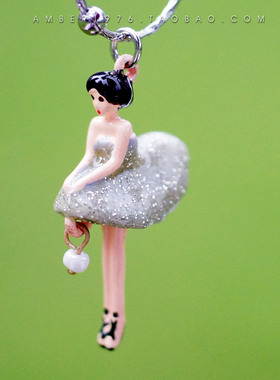 No.126「跳舞吧，像没有观众一样」法国浪漫品牌芭蕾女孩系列项链