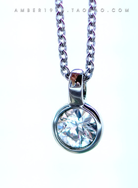 欧美风水晶大钻镀金项链