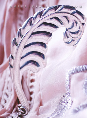 No.100「鹅毛笔」Pilgrim复古Vintage合金镀纯银古典笔形多用吊坠