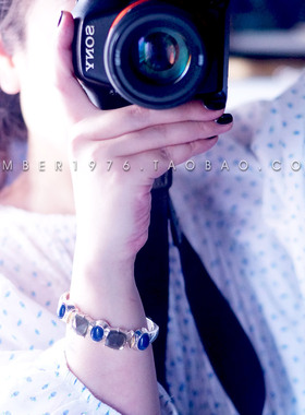 Prussian Blue 10｜Vintage 古董Monet 宫廷巴洛克手镯