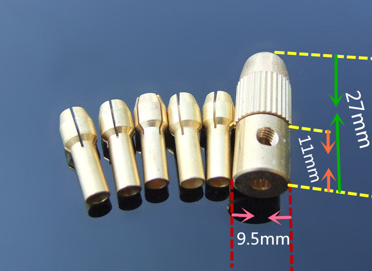 圆柱形换夹头式微型电钻钻夹头自紧 转头小电钻夹钻头夹手钻木工,淘宝优惠券,粉丝福利购,淘宝优惠卷