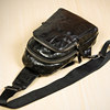 Maiwei casual leather chest bag sports crossbody bag for men and women