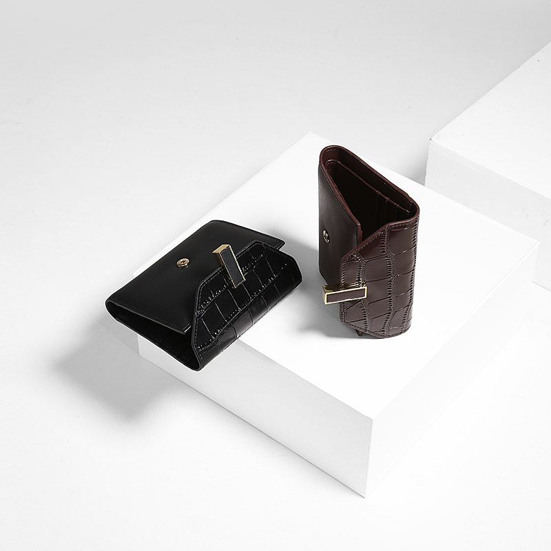 短款情侣女小众设计师复古零钱包 mood钱包