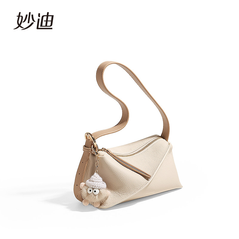 妙迪2022新款togo牛皮几何斜挎包包 妙迪箱包女士包袋