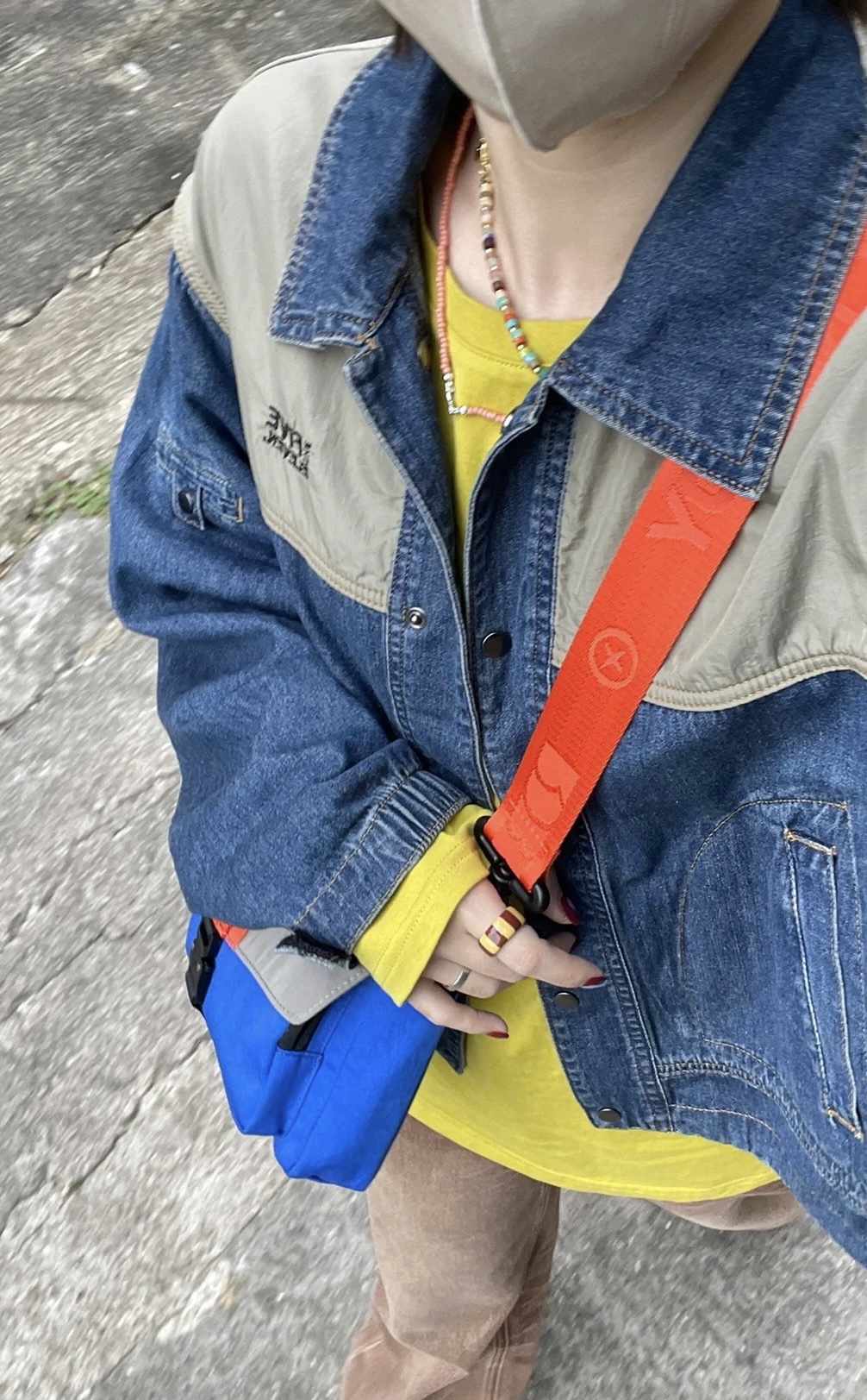 RDBK正品男女生克莱因蓝斜挎包休闲邮差包情侣款单肩包潮牌小包 - 图2