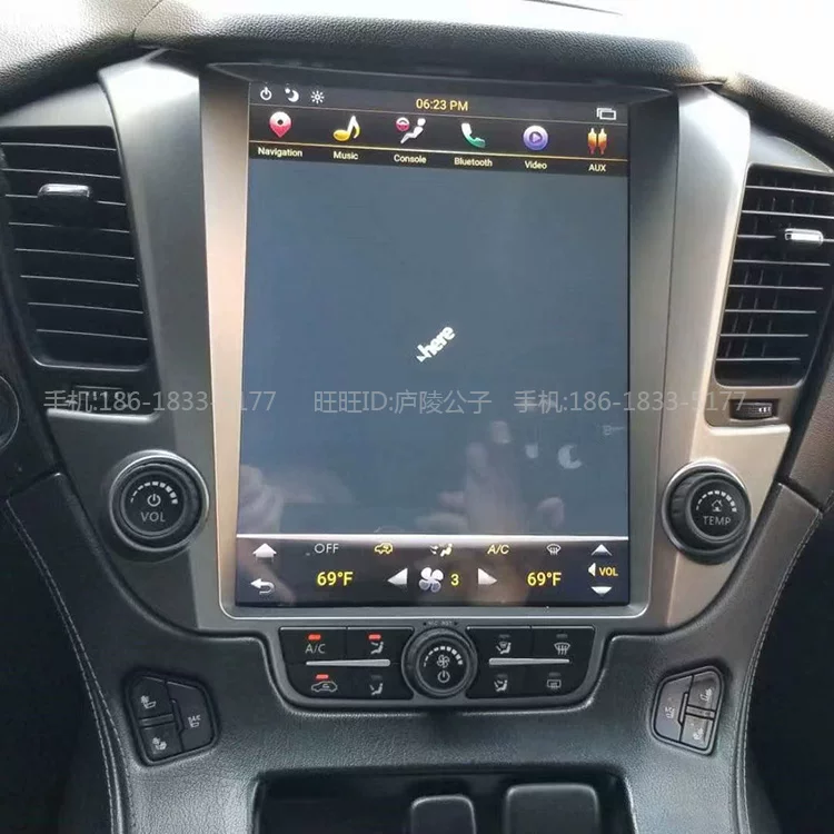Подходит для Chevrolet Tahoe Tahe Suburban Saban GMC Yukong Yukon навигатор с большим экраном на Android