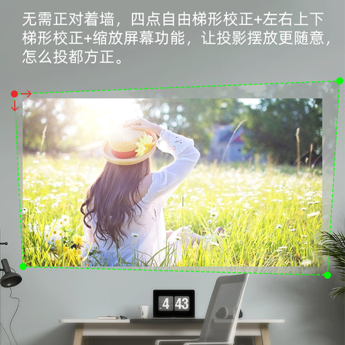 国际版投影仪海外版全球版便携迷你小型hdmi输入switch投影仪海外专用户外露营投影仪充电宝港版投影机家用 - 图2