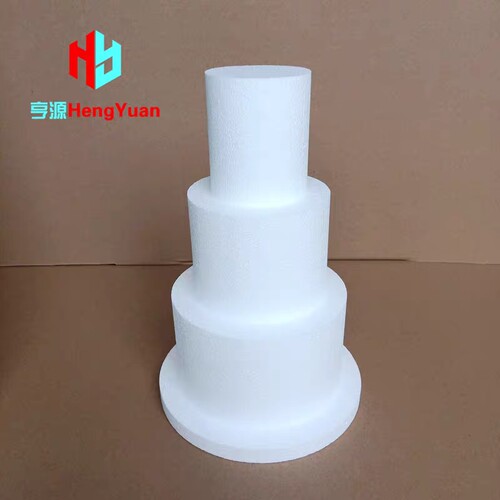 5寸7加高假体泡沫蛋糕胚模型6寸8圆形烘焙奶油裱花体翻糖练习模具 - 图0