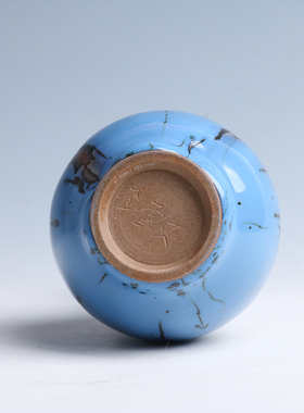 【一物一拍】钧瓷花瓶小摆件纯手工原矿釉李雪亚作品钧窑非遗传承