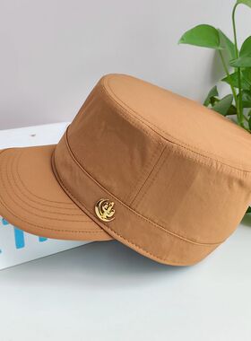 后封口大码全后封闭平顶帽
