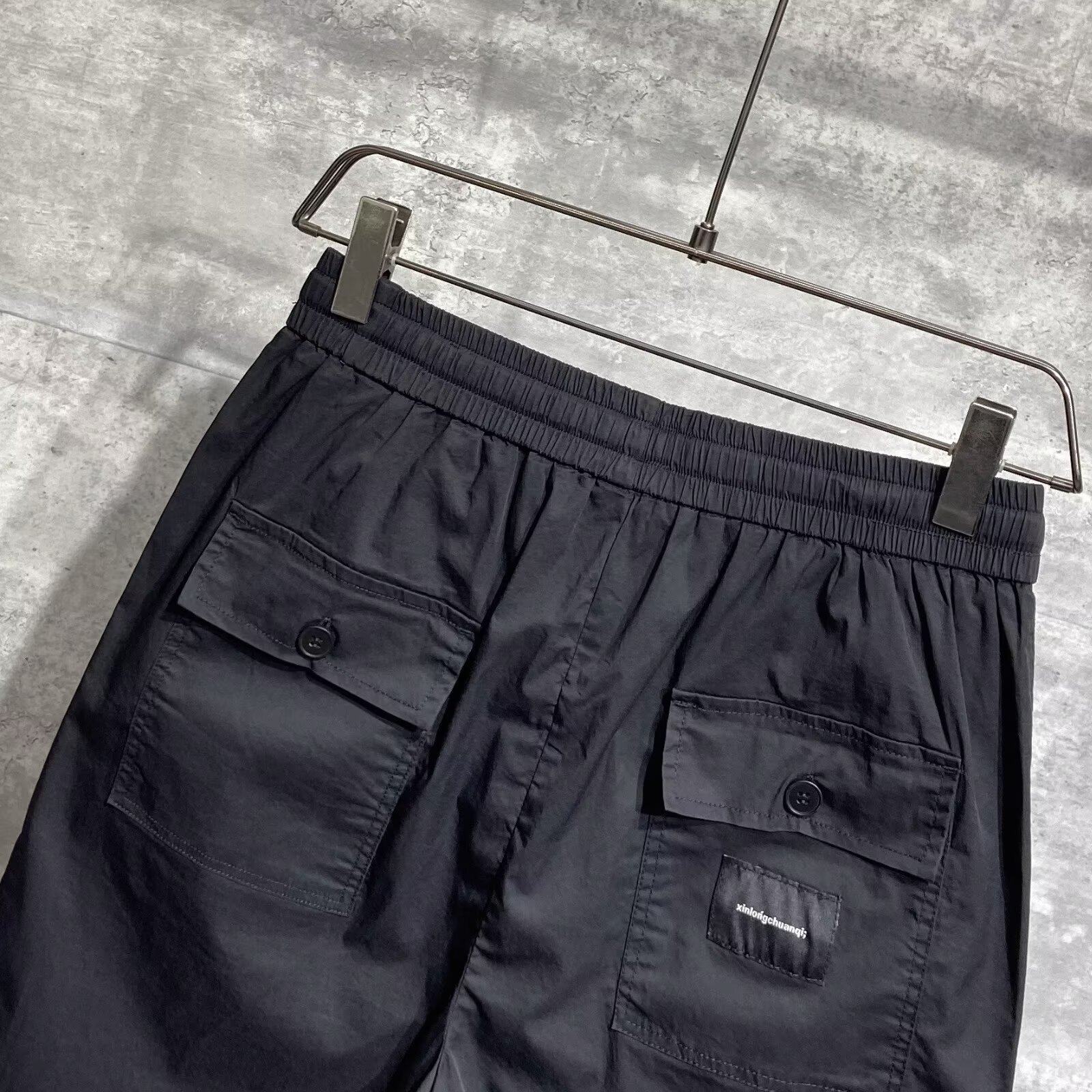 短裤男五分裤夏季纯色中裤时尚百搭透气宽松男士薄款中腰休闲裤子,淘宝优惠券,粉丝福利购,淘宝优惠卷