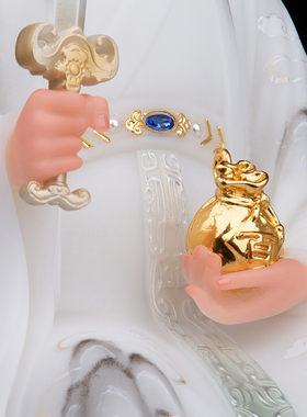 胡天霸胡天豹神像胡七太爷护法仙家供奉佛像摆件居家客厅人物