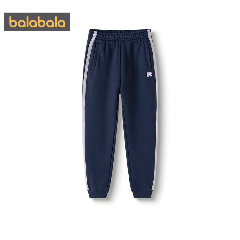 巴拉巴拉女童卫裤中大童运动裤秋冬季新款儿童加绒裤子宝宝休闲裤,淘宝优惠券,粉丝福利购,淘宝优惠卷