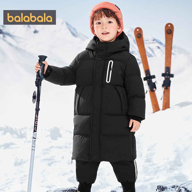 巴拉巴拉儿童羽绒服男童女童长款外套冬季新款童装中大童宝宝加厚,淘宝优惠券,粉丝福利购,淘宝优惠卷
