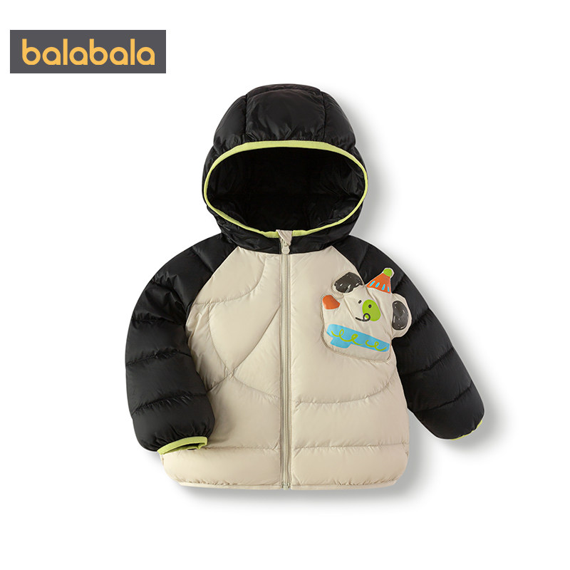 巴拉巴拉宝宝羽绒服婴儿轻薄短款外套冬装新款童装男童女童韩版潮,淘宝优惠券,粉丝福利购,淘宝优惠卷