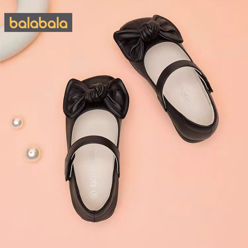 巴拉巴拉女童公主鞋大童宝宝鞋子夏季新款童鞋单鞋儿童黑色小皮鞋,淘宝优惠券,粉丝福利购,淘宝优惠卷