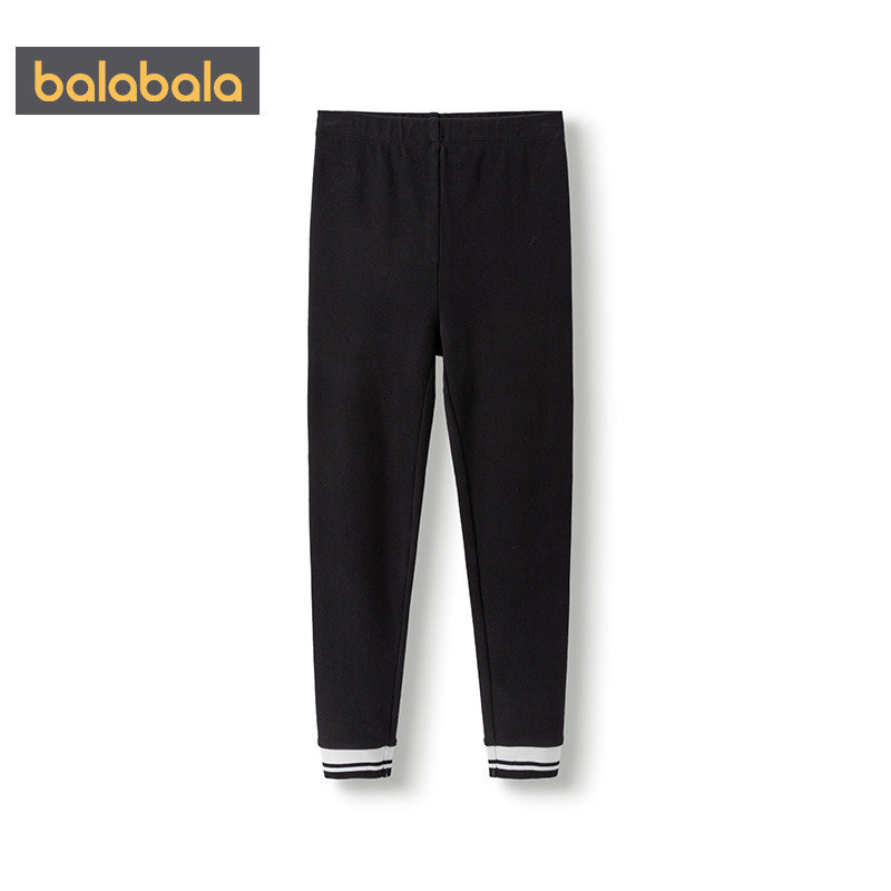 巴拉巴拉女童打底裤宝宝裤子春秋款童装儿童裤子黑色弹力外出长裤,淘宝优惠券,粉丝福利购,淘宝优惠卷