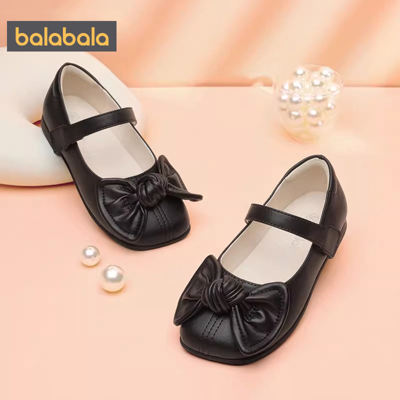 巴拉巴拉女童公主鞋大童宝宝鞋子夏季新款童鞋单鞋儿童黑色小皮鞋,淘宝优惠券,粉丝福利购,淘宝优惠卷