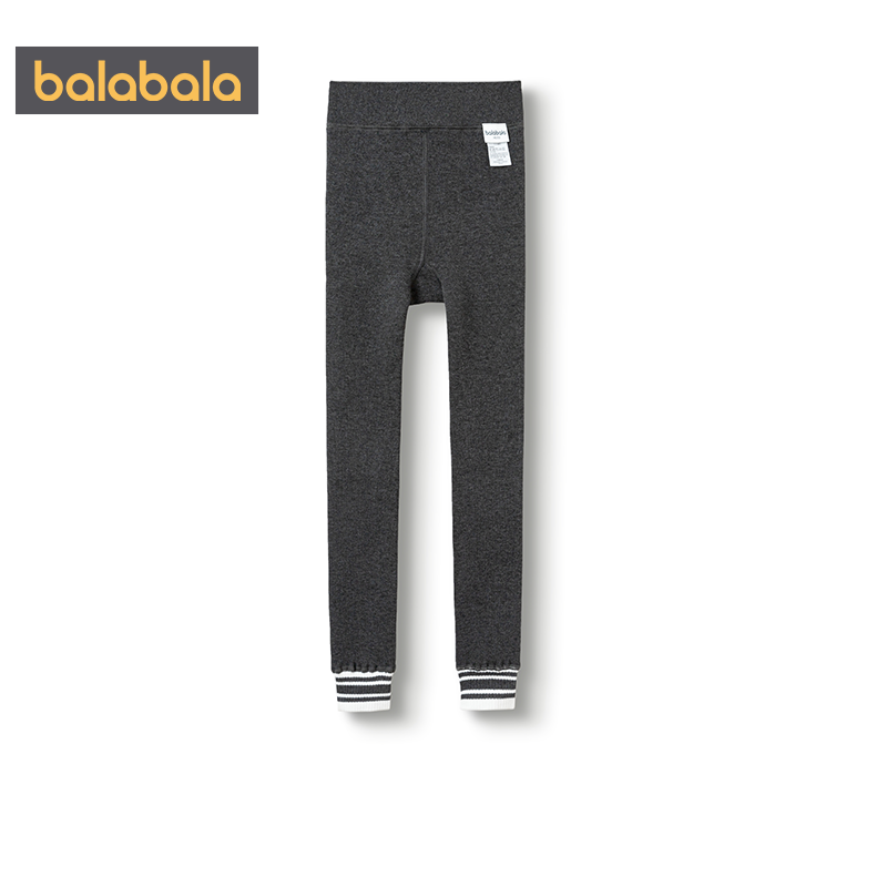巴拉巴拉女童打底裤中大童宝宝白色加绒裤子冬季新款童装儿童加厚,淘宝优惠券,粉丝福利购,淘宝优惠卷