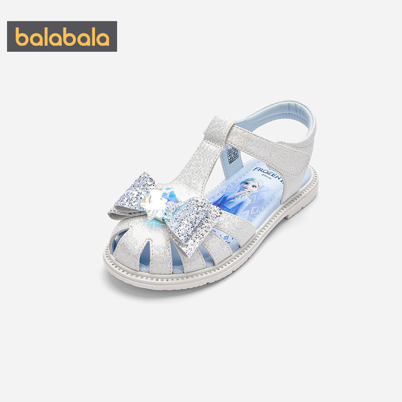 迪士尼IP巴拉巴拉女童凉鞋宝宝艾莎公主夏季新款童鞋儿童包头鞋子,淘宝优惠券,粉丝福利购,淘宝优惠卷